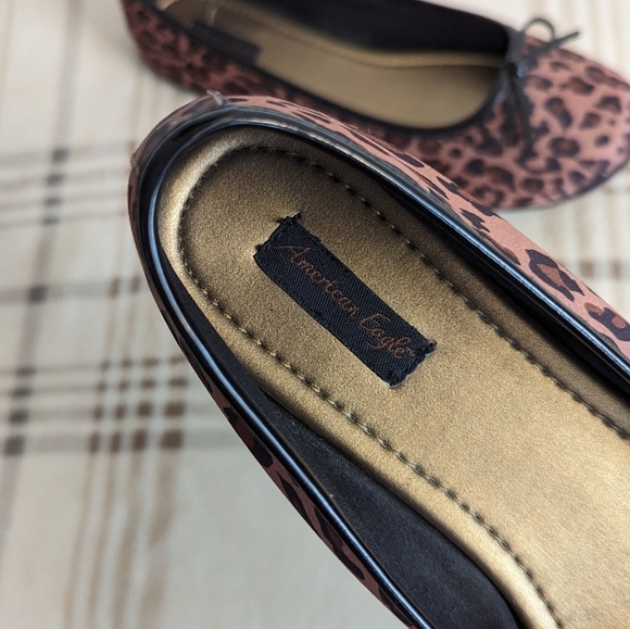 American Eagle Animal Print Ballet Flats - Picture 8 of 9